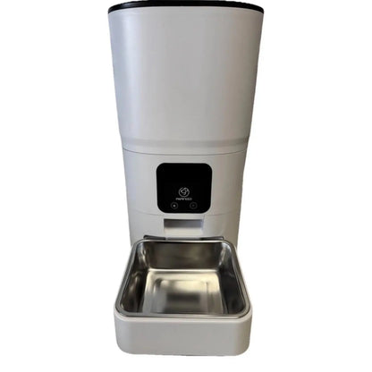 App-Controlled Wi-Fi Automatic Feeder for Dogs and Cats, Plastic-Steel Construction, Auto-Feeding Function, Washable Parts