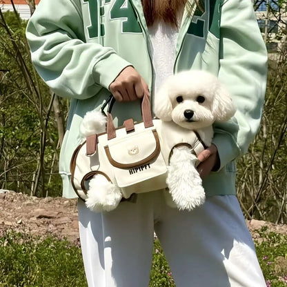 Portable Pet Carrier Backpack, Outdoor Breathable Dog Cat Bag, Adjustable Shoulder Strap, Lightweight Travel Gear, Lomi Color/Lion